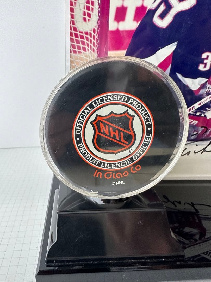 アイスホッケー　ドミニク・ハシェックサイン入り写真スタンド