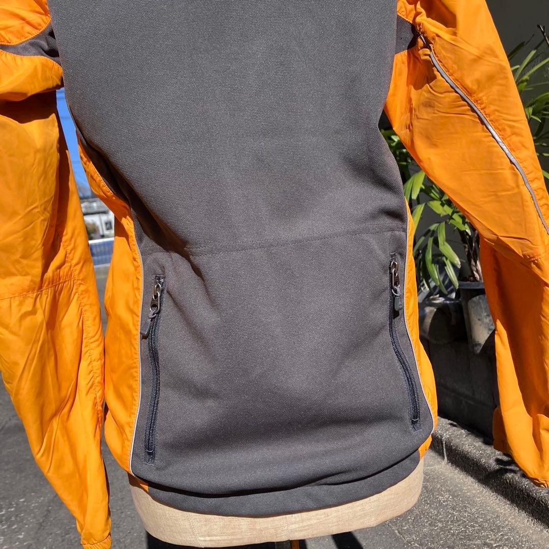 モンベル ライトシェル サイクルジャケット サイズS　パンプキン　新品