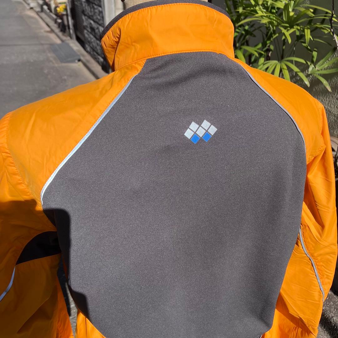 モンベル ライトシェル サイクルジャケット サイズS　パンプキン　新品