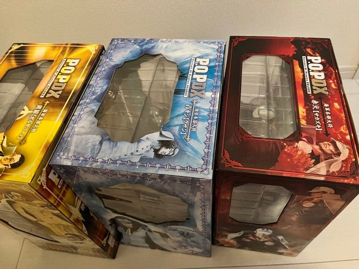 【新品,未開封】ワンピースPOP DX 海軍3大将セット　赤犬,青キジ,黄猿