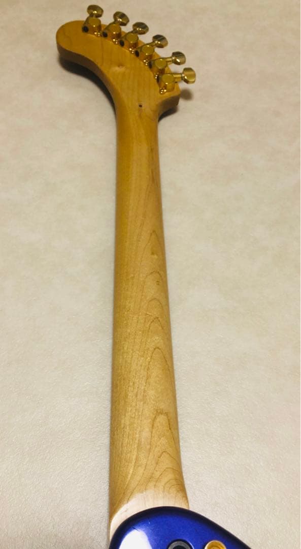 【美品】ZO-3C メタリックパープル アンプ内蔵ミニギター ヘッドフォン端子！