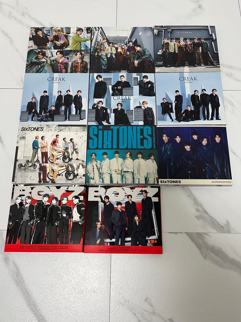 SixTONES シングル アルバム CDまとめ売り 50点