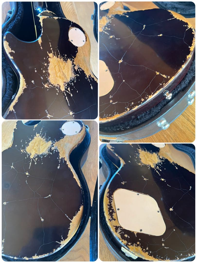 ハードエイジド&レリックレスポールスタンダードタイプ3PUオイルコンデンサー仕様