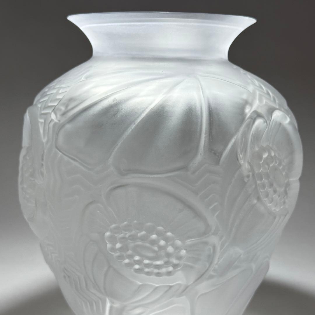 ◆CRISTAL de SERVES FRANCE クリスタル花瓶 フランス製◆