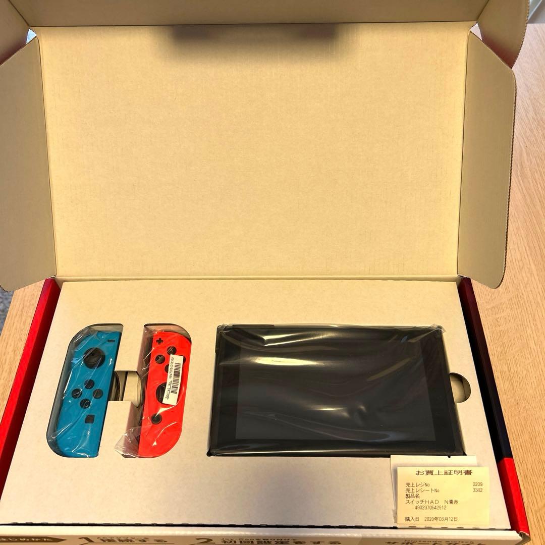 R Ｆ⭐︎ Nintendo Switch 本体 青/赤 Joy-Con付