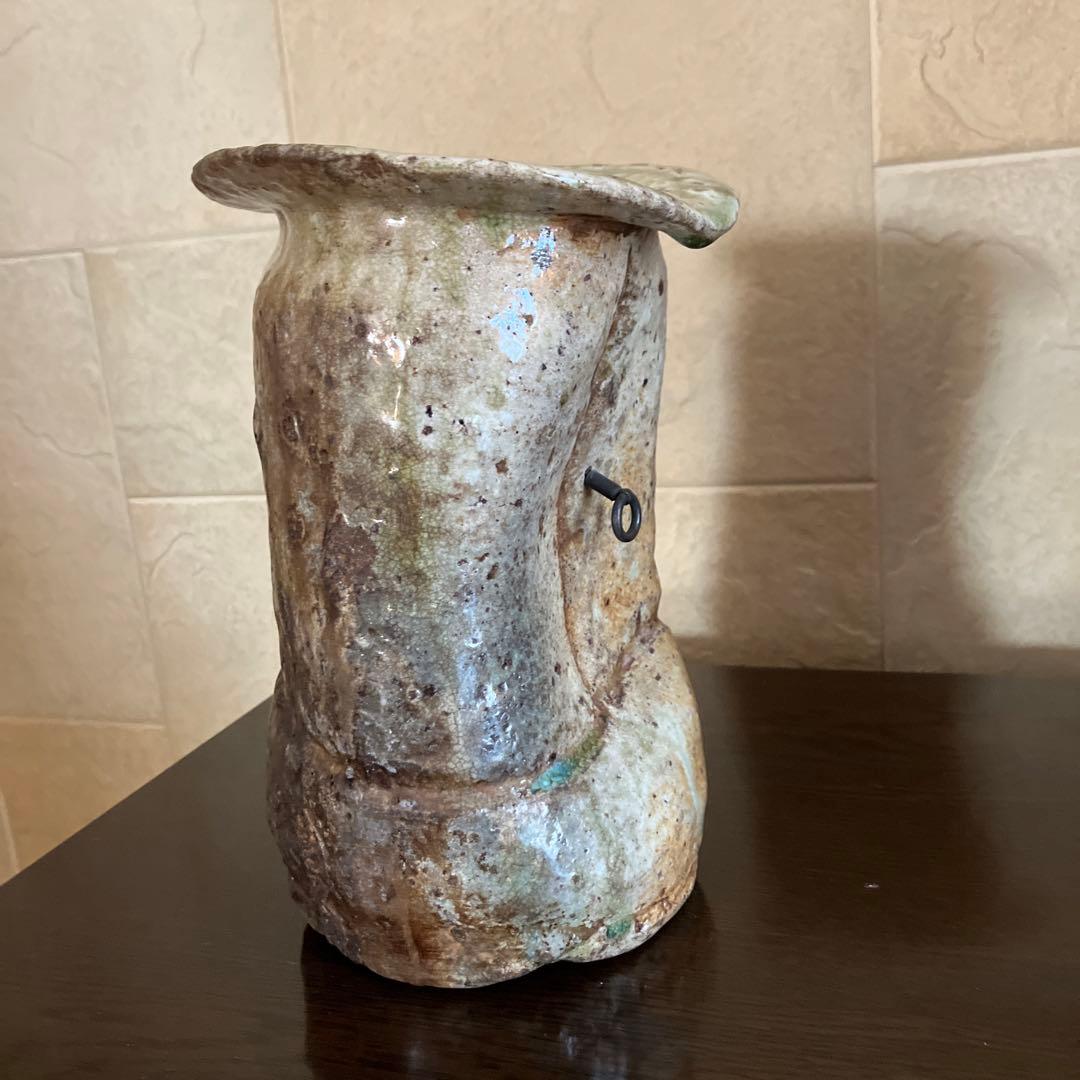 お値下げ 花瓶 花器 掛け花入れ 茶道具