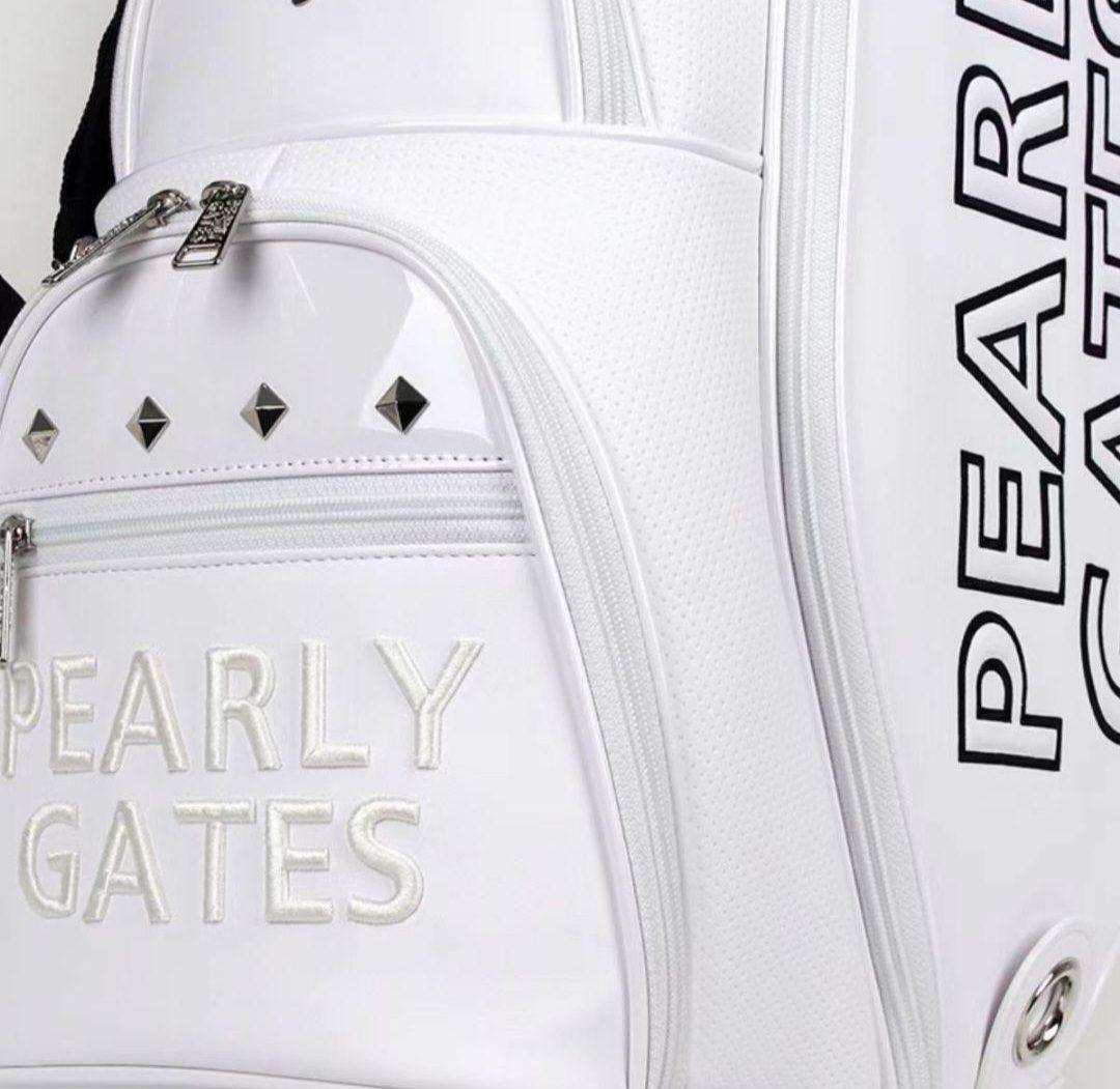 現品限●即発送対応●キャスター付き パーリゲーツキャディバッグ　ホワイト