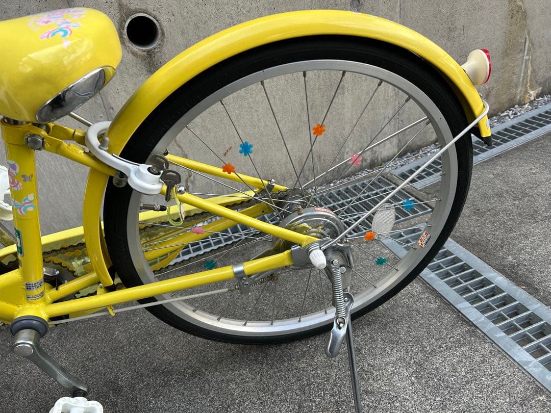 ブリヂストン　ジュニア自転車　エコパル　22インチ　イエロー　岐阜県多治見市