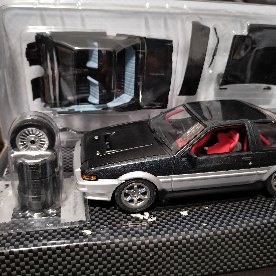 DISM AE86後期型1985年ハチロクautoart風精巧モデル頭文字D