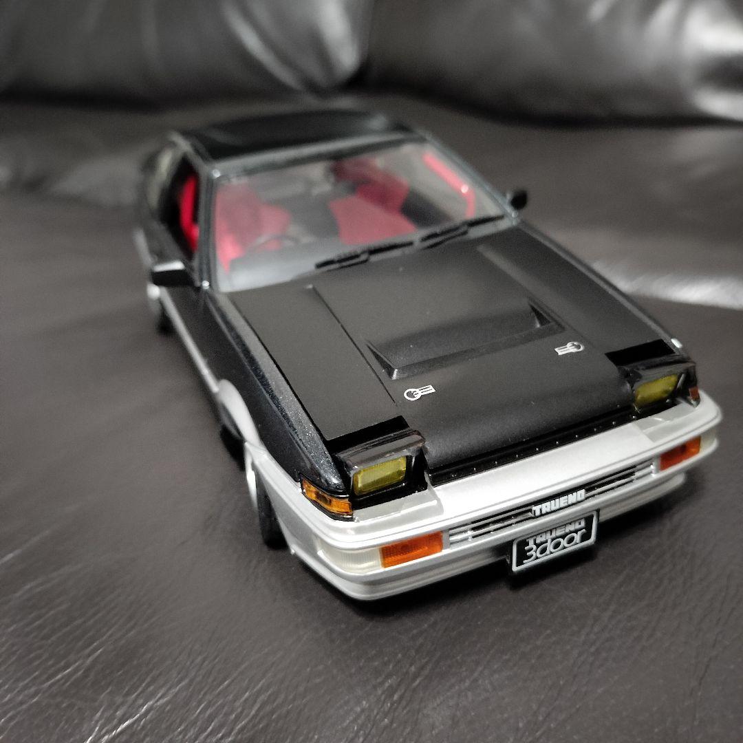 DISM AE86後期型1985年ハチロクautoart風精巧モデル頭文字D