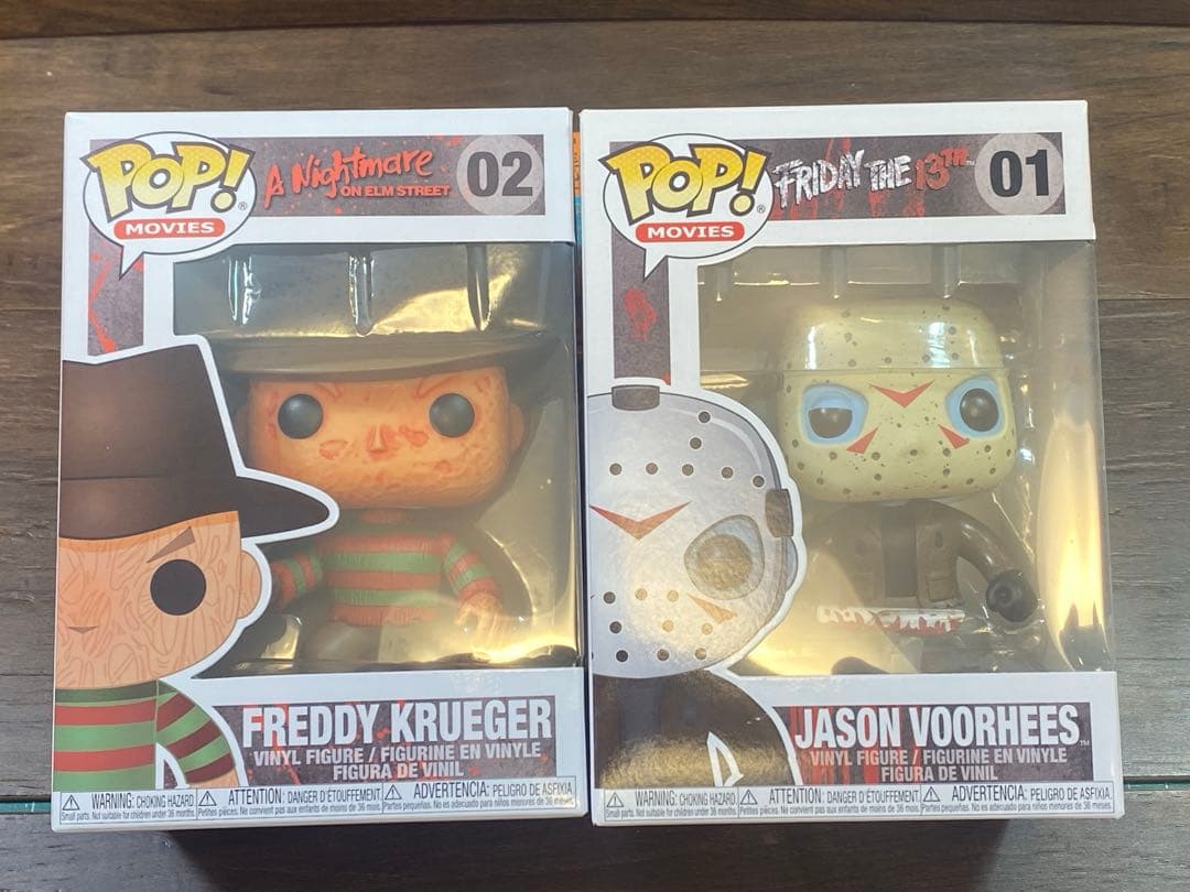 ホラー映画　ジェイソン　フレディー　2体セット　フィギュア