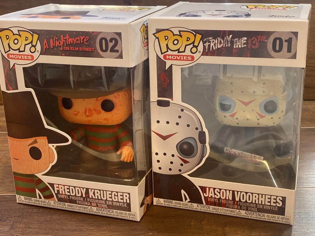 ホラー映画　ジェイソン　フレディー　2体セット　フィギュア