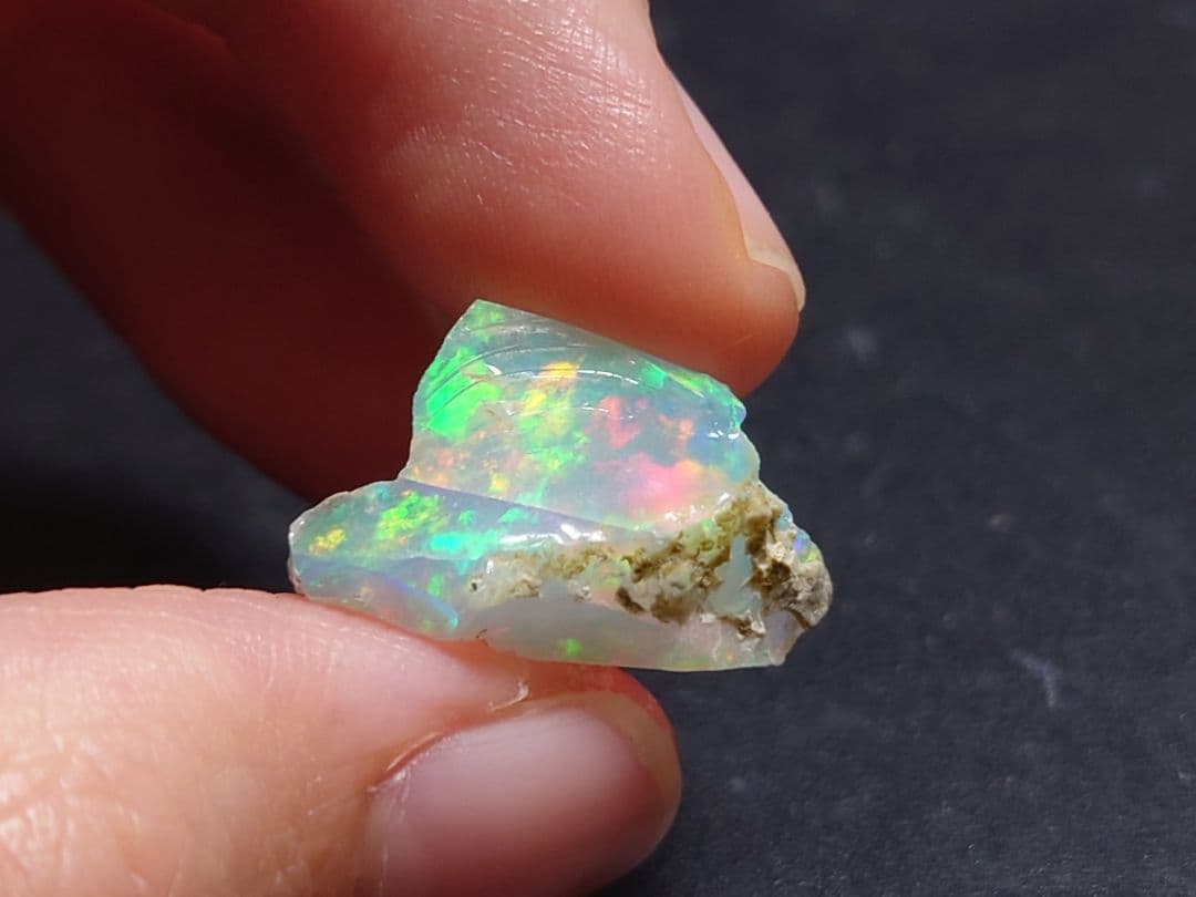 エチオピアウェロ産　オパール　ジュエリーグレード　鉱物標本　原石