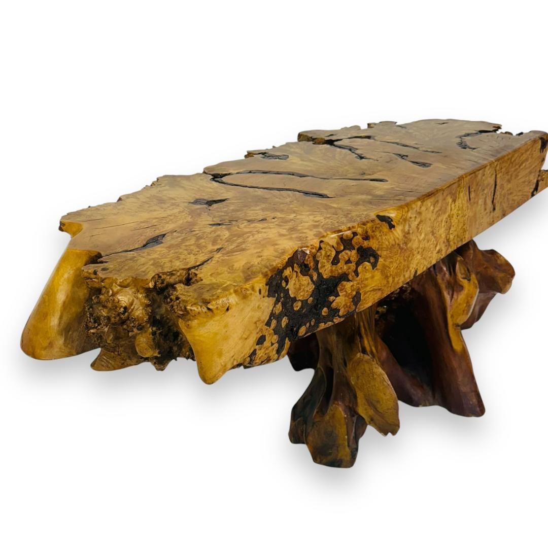 一枚板　座卓　天然木　ローテーブル