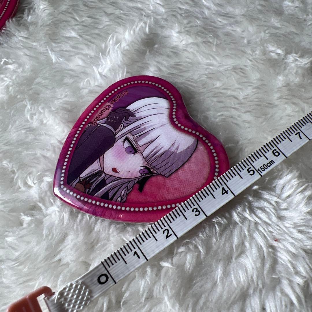 ダンガンロンパ 照れ顔ハート缶バッジ 島盾子 霧切響子 セット