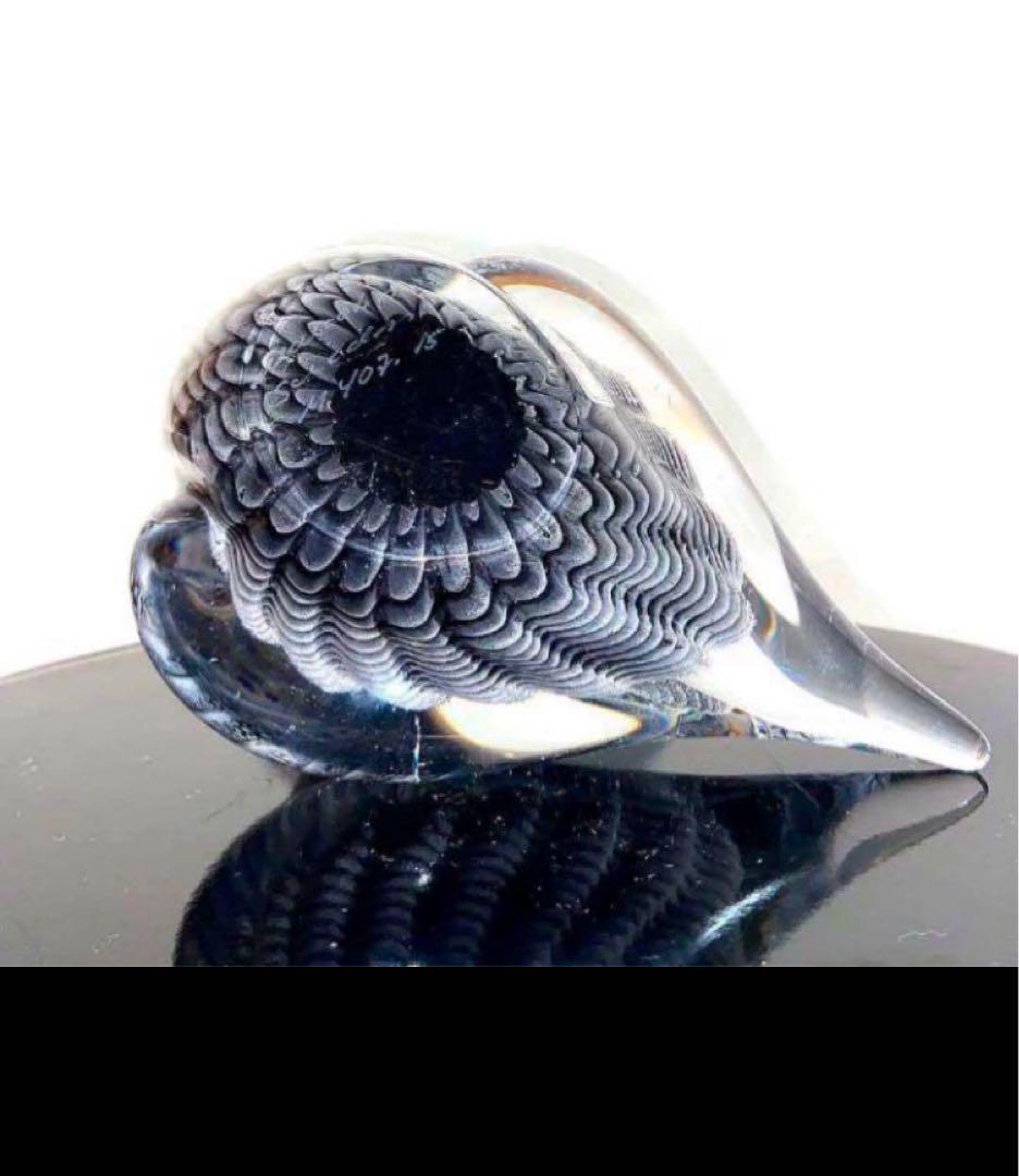 Marcolin ガラス製 鳥のオブジェ