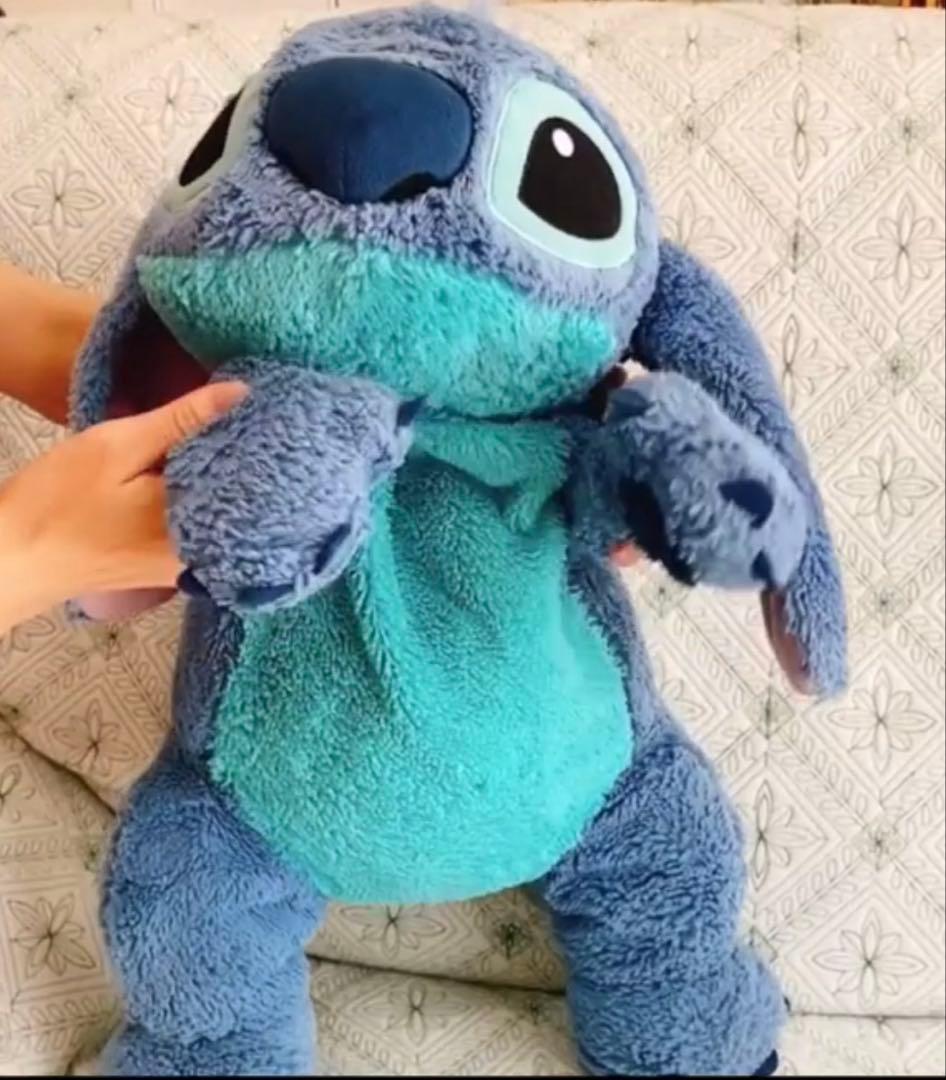 スティッチ だきぬいぐるみ 寝そべり 本体