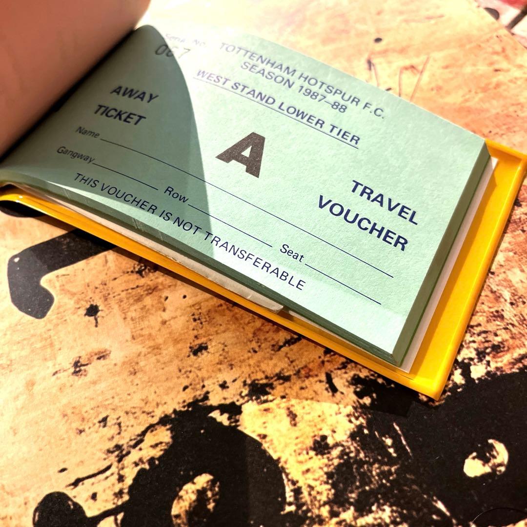 ヴィンテージ【1987〜88】4種のチケット冊子(海外チケット(ロールチケット