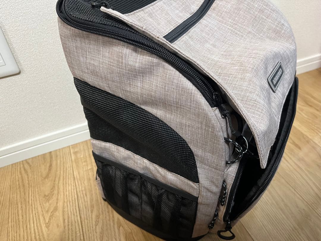 値下！AIRBUGGY 3WAY バックパックキャリア　クールベージュ説明書付き