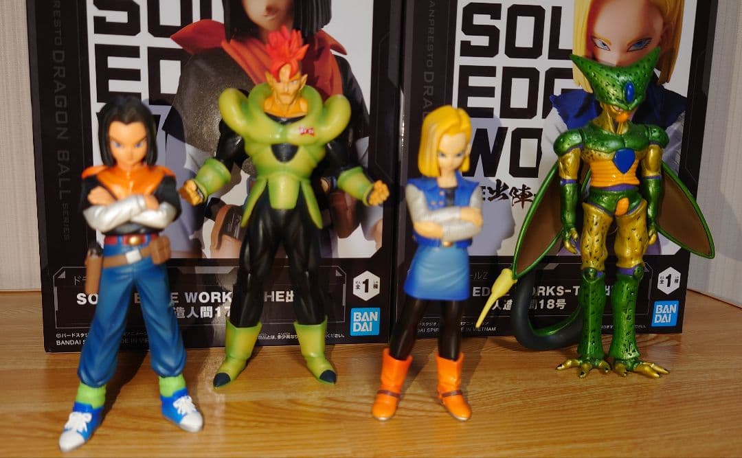 ドラゴンボール 人造人間 超彩色 出陣 16号 17号 18号 7体セット