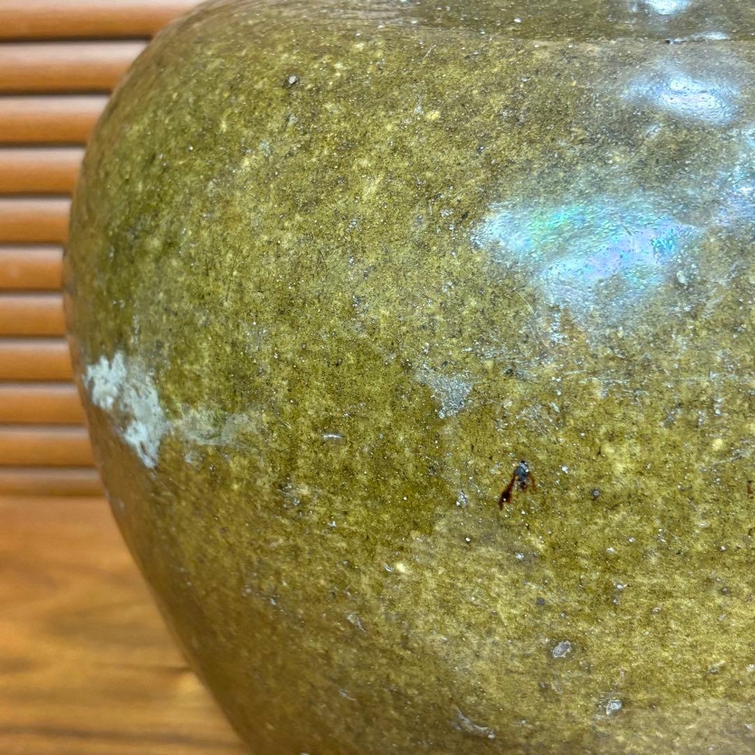 古唐津焼　大きい壺