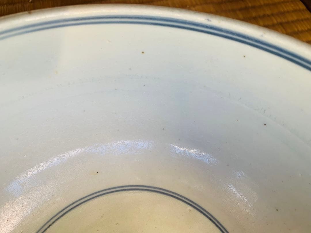 中国明時代末期清時代早期染付大碗