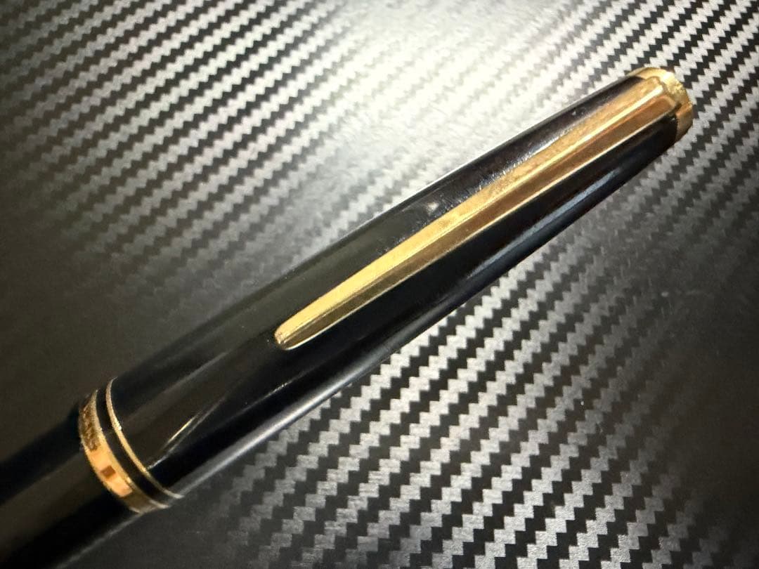 美品 モンブラン No.221 ブラック EF 極細字 万年筆