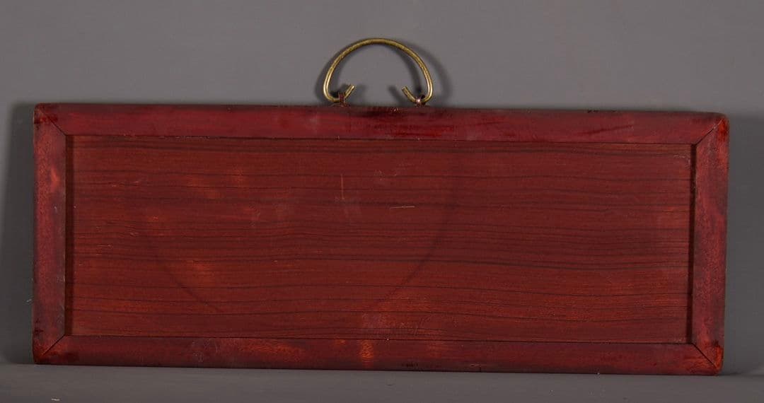 景徳鎮陶板画 錦堂富貴 客間 玄関 茶室 書斎 事務室 装飾画 掛物 工芸品置物