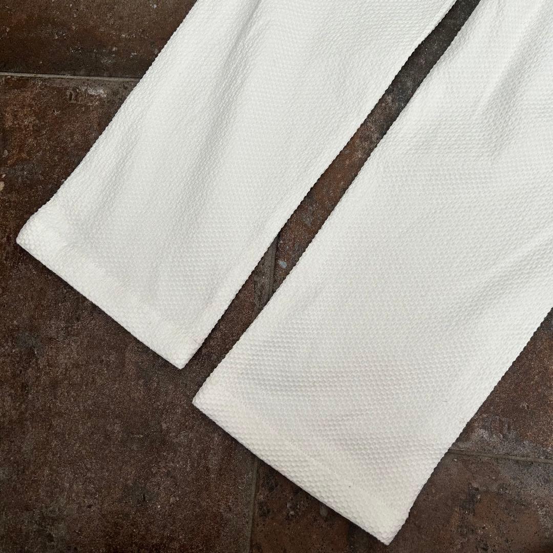 MASTER BUNNY EDITION パンツ　ホワイト　ワッフル生地