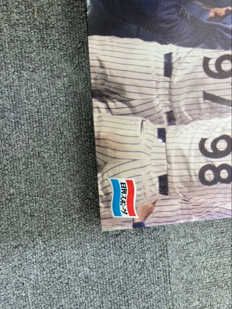 1998年横浜ベイスターズ優勝記念写真パネル【胴上げ】