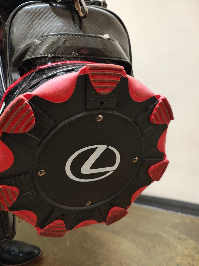 Lexus キャディバッグ ブラック/レッド