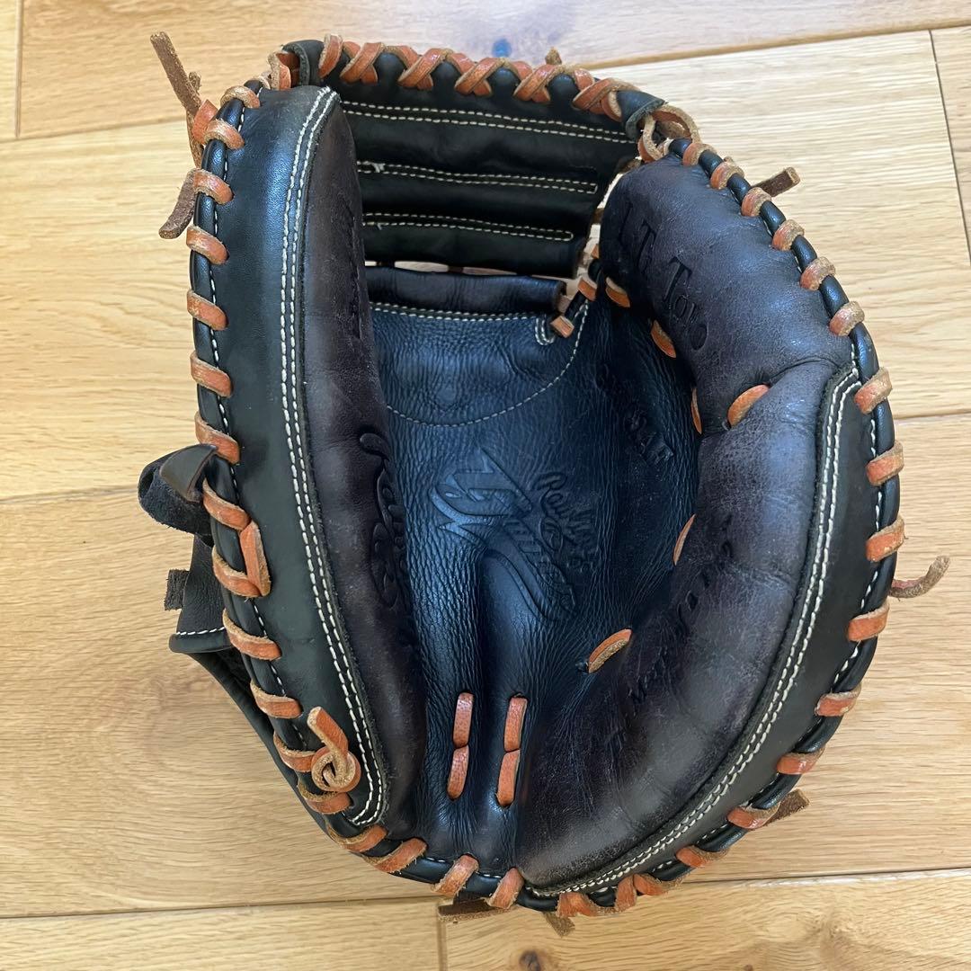Rawlings ジュニア 軟式 キャッチャーミット 黒 GJ6FG2AF