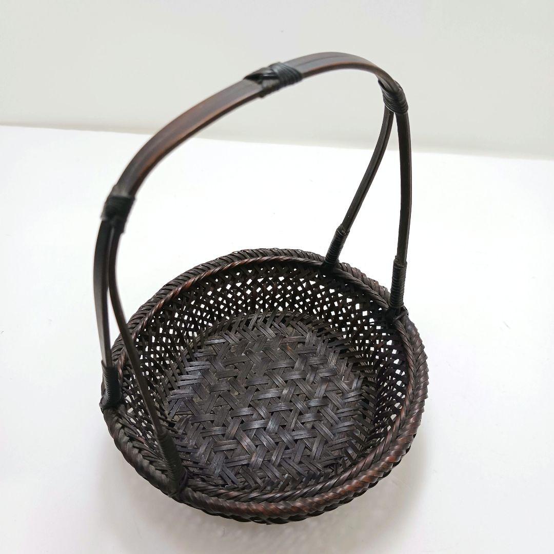 M13 早川尚古斎 提梁式手籠 細密細工 茶籠　ma　の