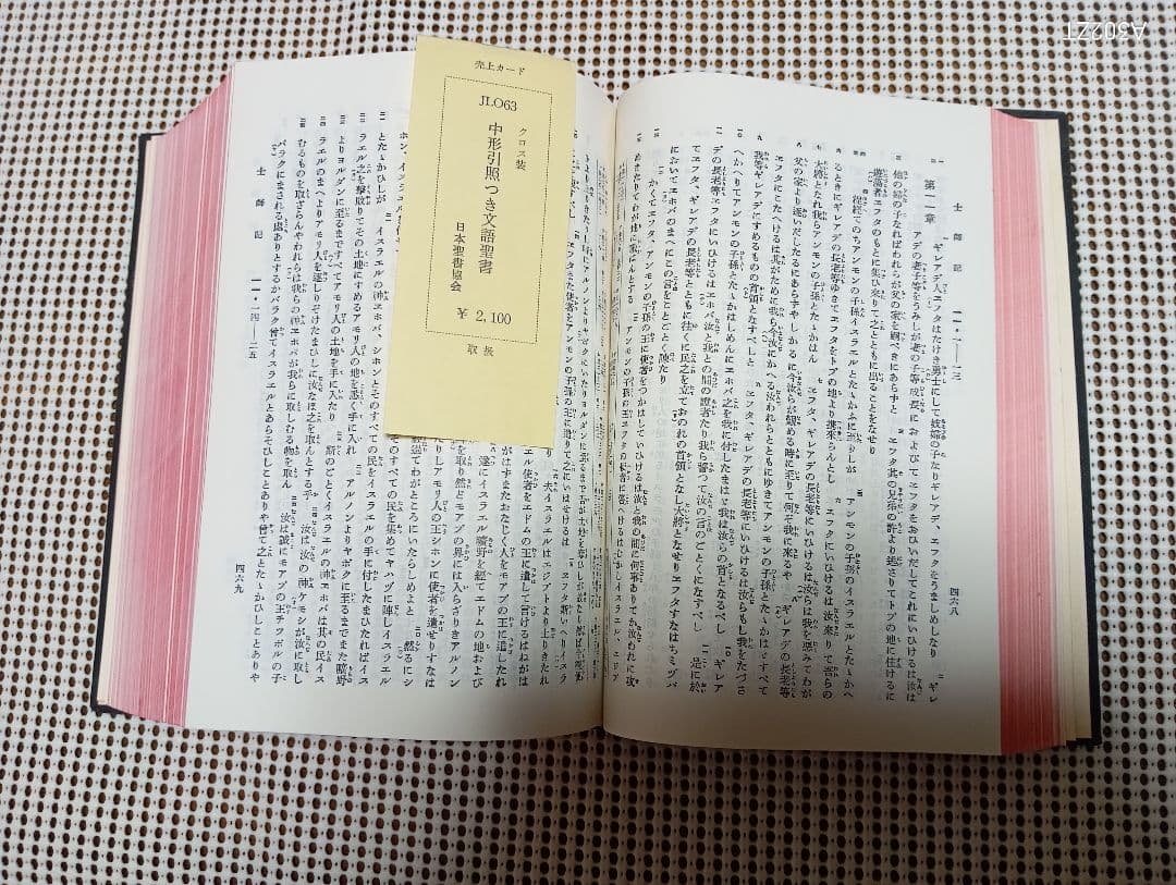■ 中型版 旧新約聖書 文語訳 引照附〈ＪＬＯ６３〉