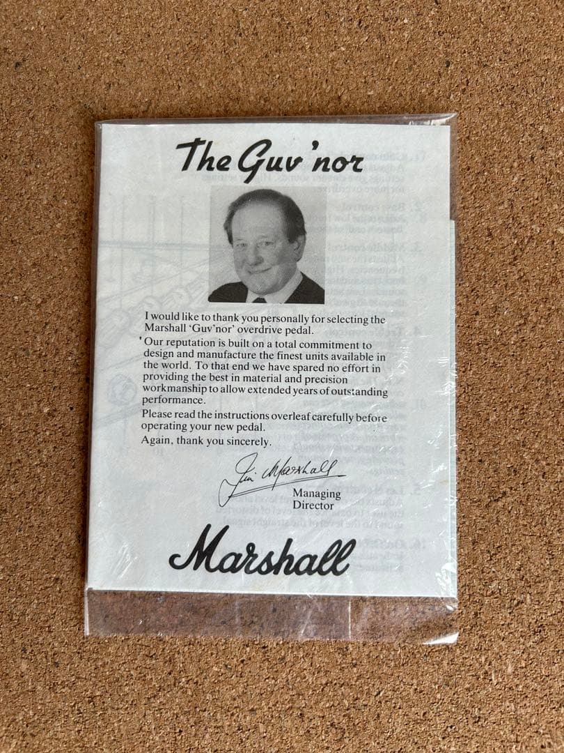 Marshall The Guv'nor ギターエフェクター