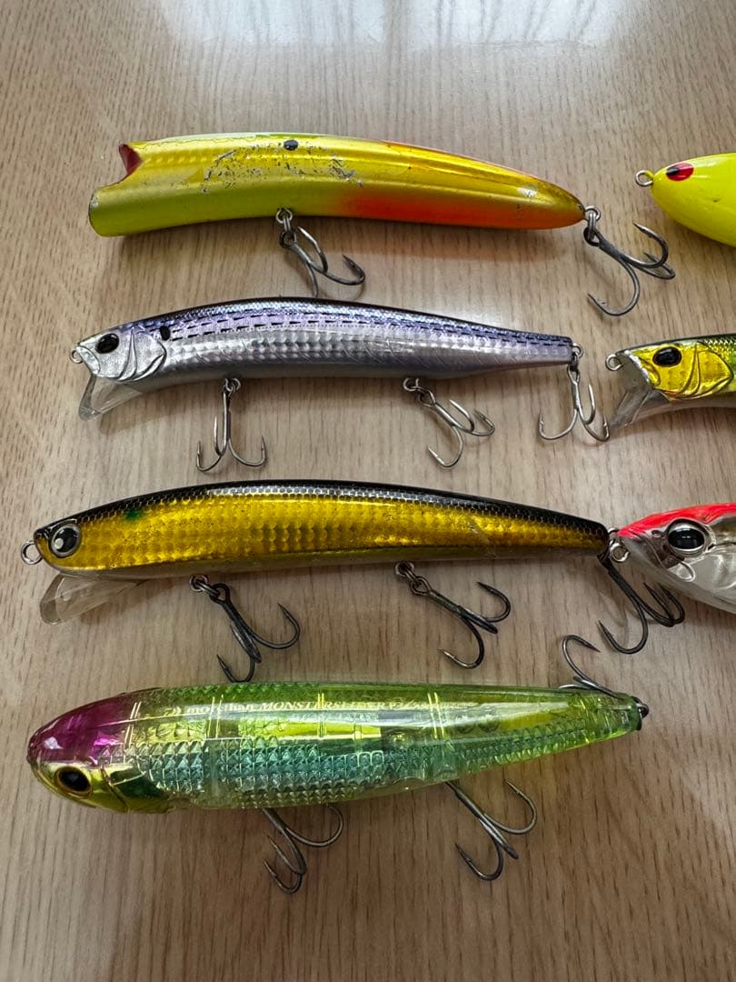 ビックベイト　ルアーセット ケース付き　シーバスルアー