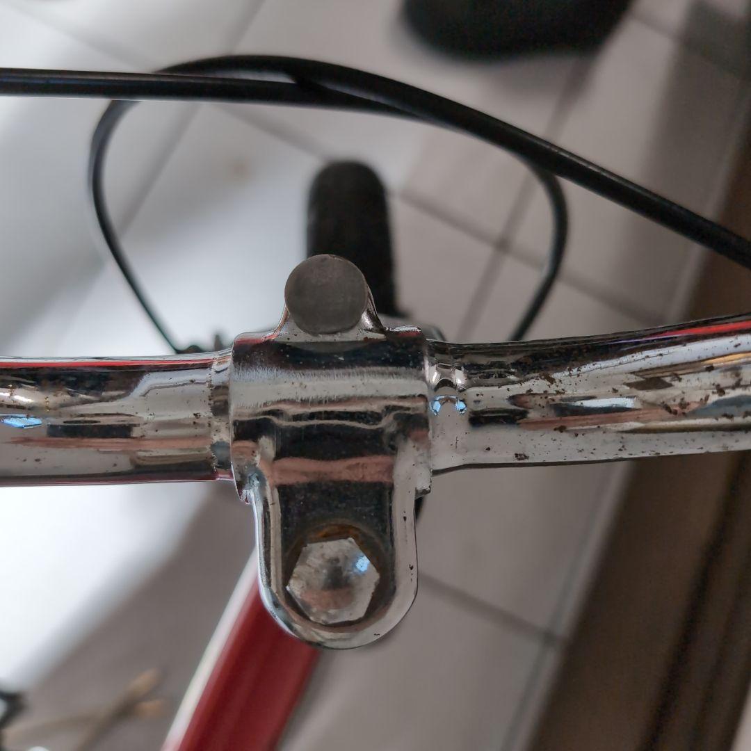 初代へんしんバイク キッズバイク　レッド　スタンド付き ビタミンファクトリー