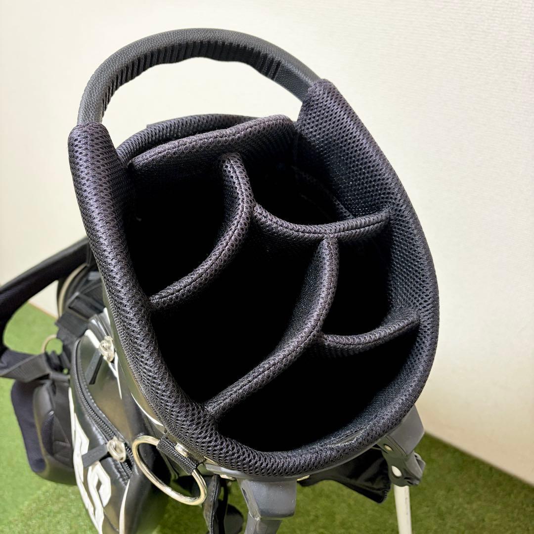 大人気｜パーリーゲイツ　キャディバッグ　スタンド式　黒　ブラック