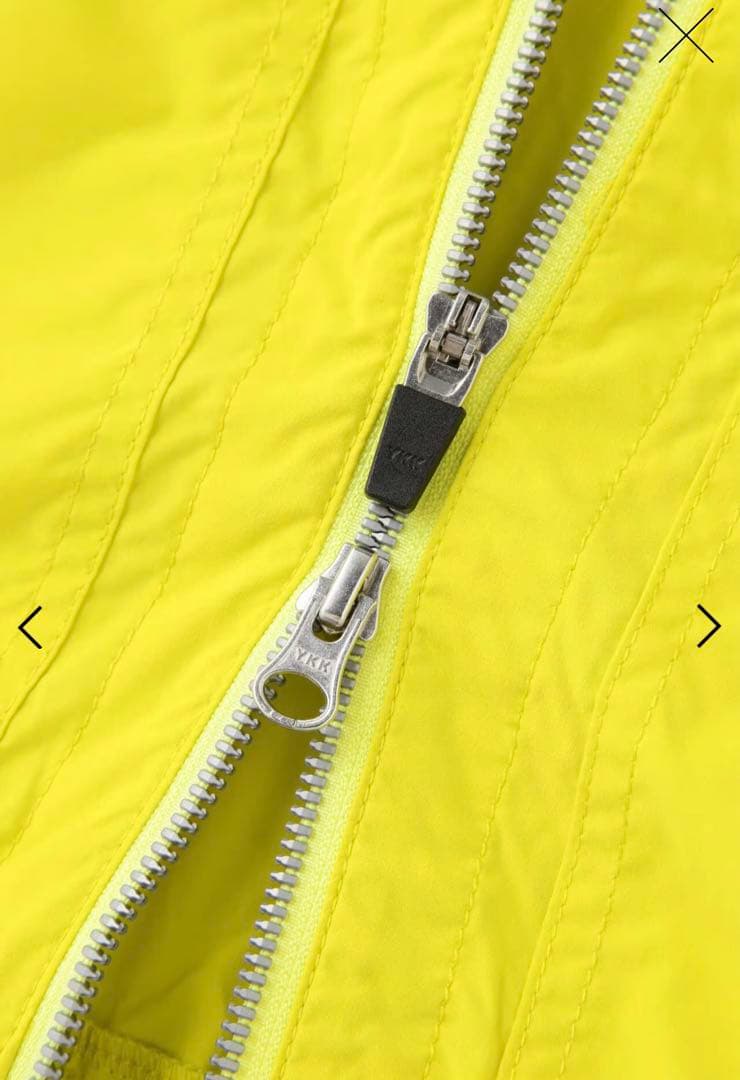 Newマスターバニーポリエステルストレッチタフタ スタンドブルゾン