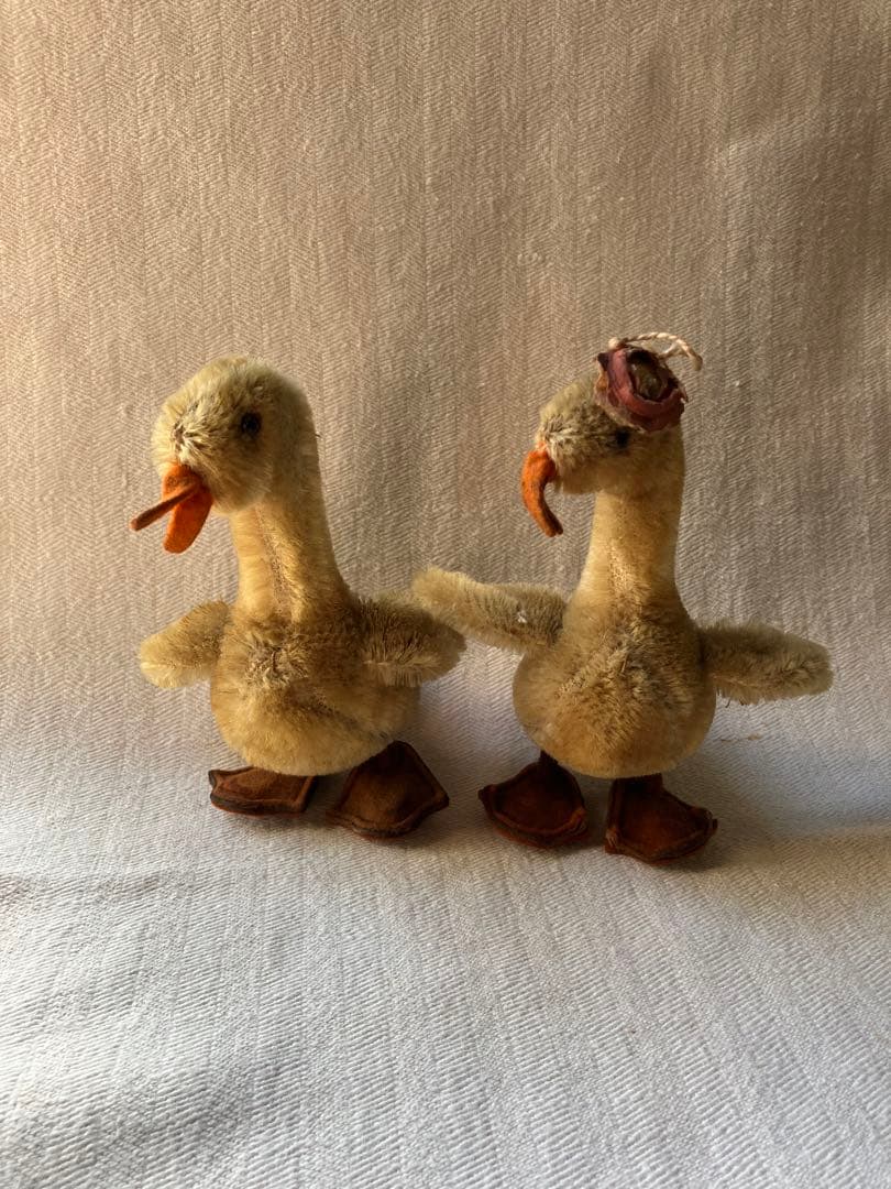 STEIFF DUCK シュタイフ アヒル ヒヨコ 希少 アンティークぬいぐるみ