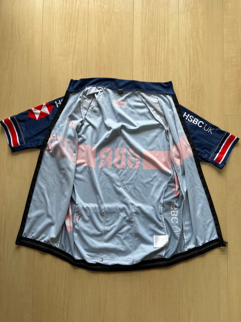激レア直輸入品　イギリスナショナルチーム　 サイクルジャージ