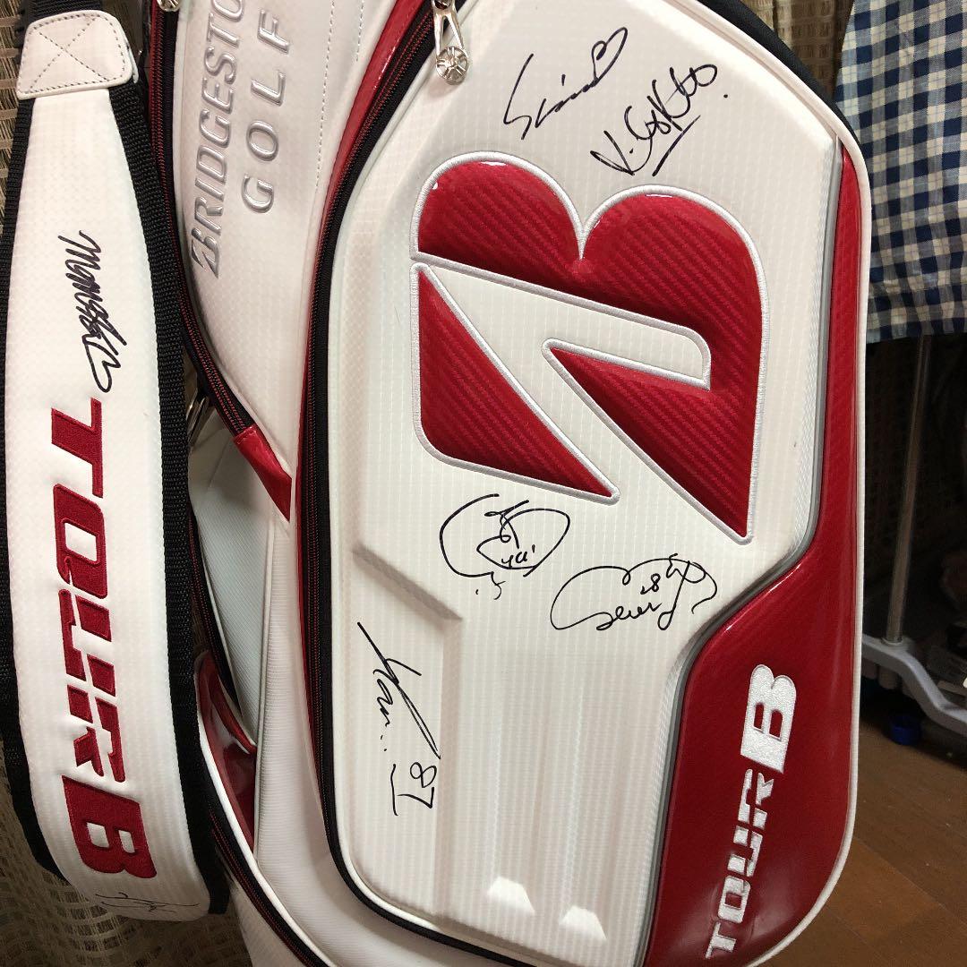 渋野日向子サイン入りキャディバッグ