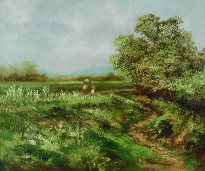 能仲ヤツヲ　 　　微雨