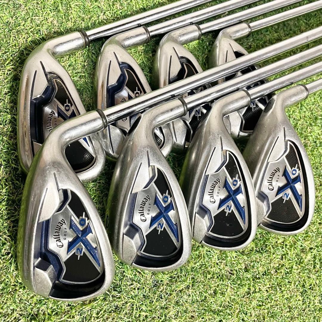 キャロウェイ Callaway X-20 アイアンセット 8本 メンズ S 右用