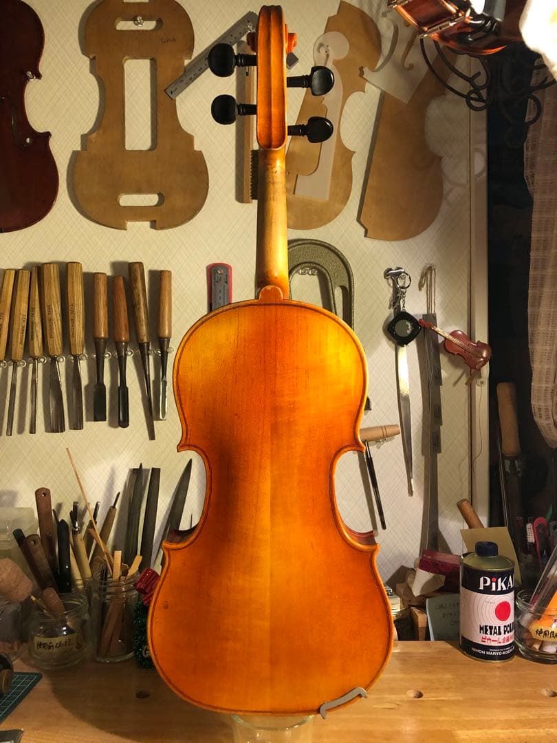 【駒&魂柱新調済】Suzuki分数バイオリンNo280 3/4 1980