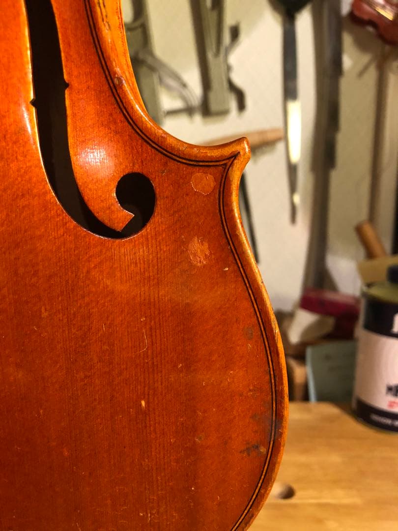 【駒&魂柱新調済】Suzuki分数バイオリンNo280 3/4 1980