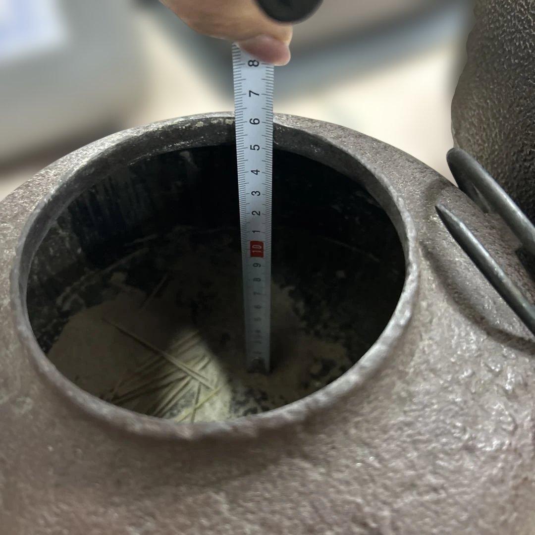 風炉釜茶釜セット 茶道具鉄釜 昭和 レトロ 骨董品　アンティーク