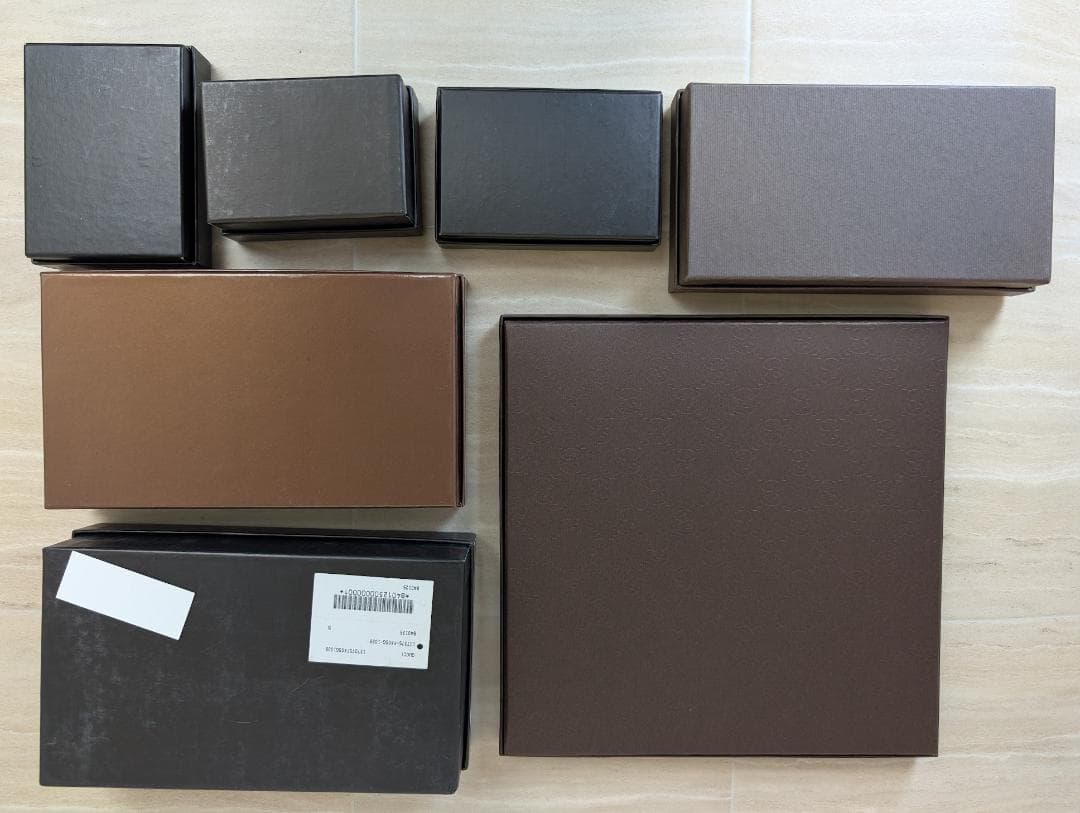 まとめ売り　GUCCI　グッチ　空箱　空き箱　ボックス　アクセサリー　ケース