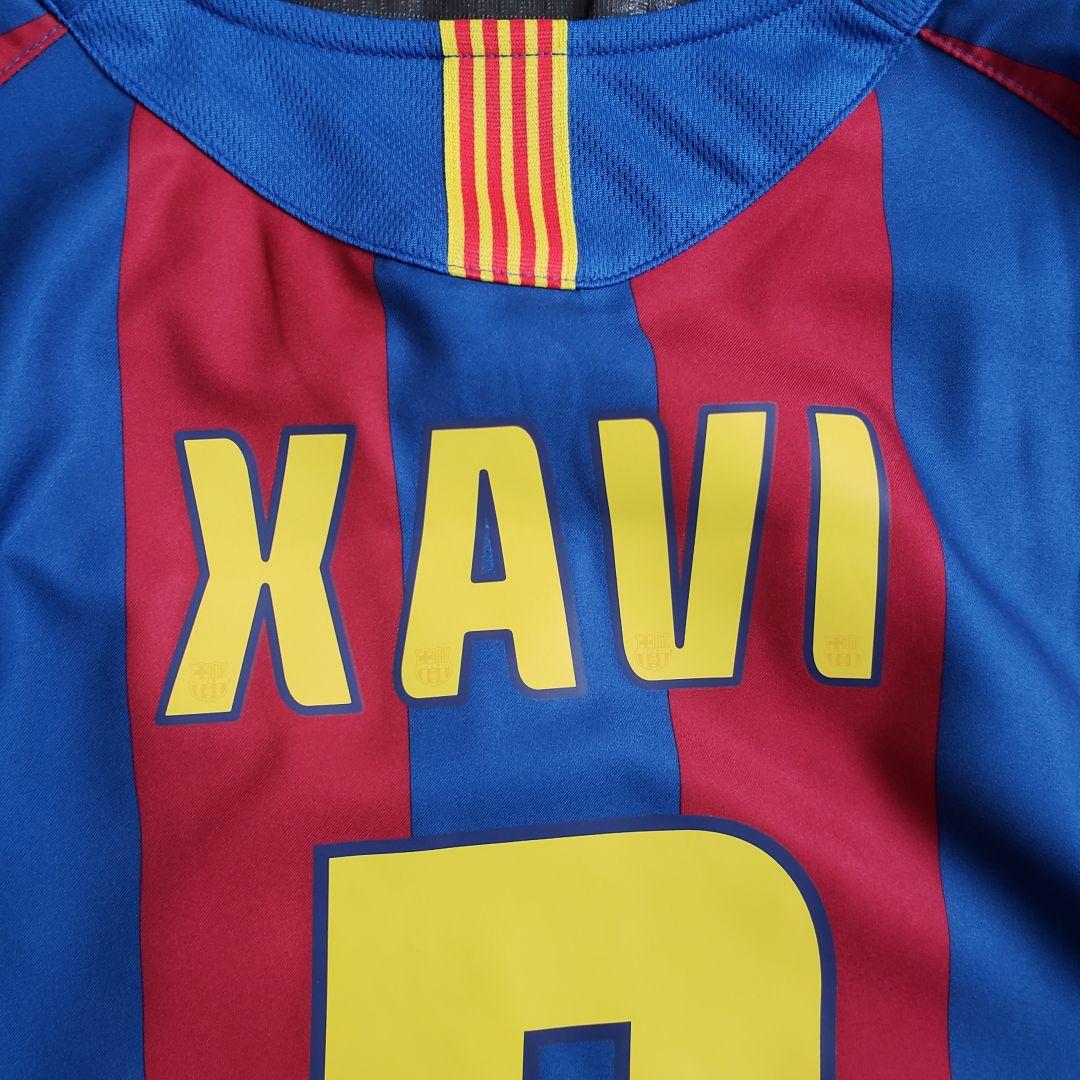 サッカー　希少　タグ付き　ユニフォーム　長袖　バルセロナ　シャビ