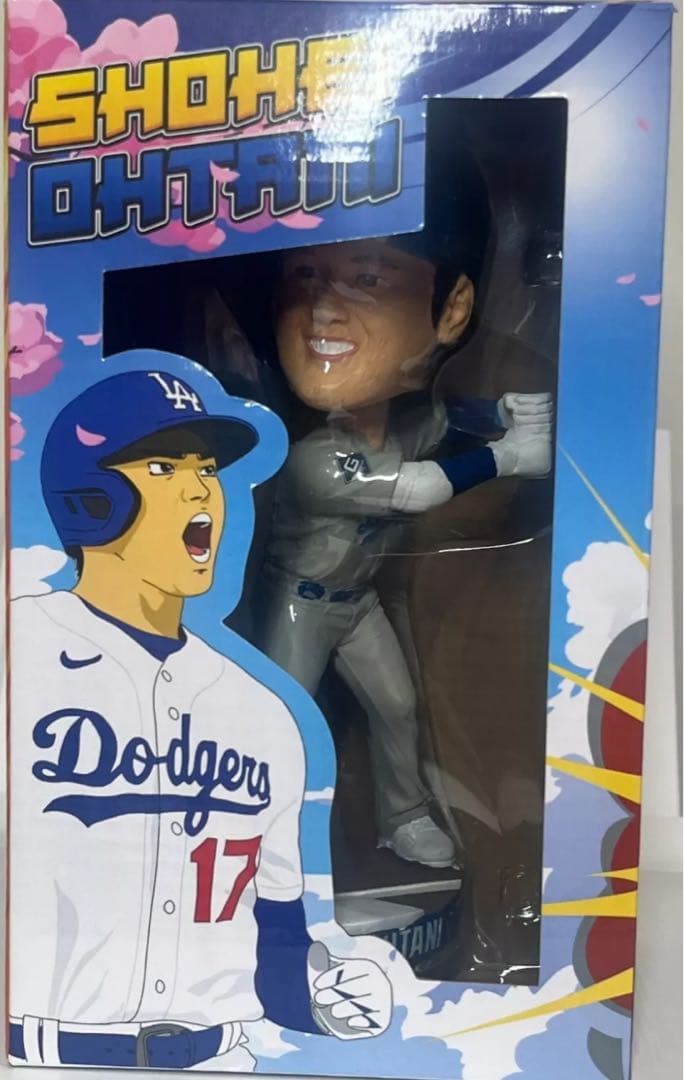 【新品】ドジャース　大谷翔平　ボブルヘッド 5/16 ビジター　グレー　ジャージ